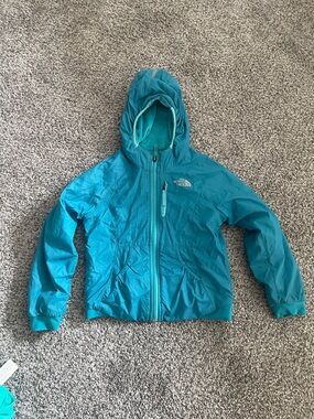 The North Face Teal Lightweight Hooded Jacket